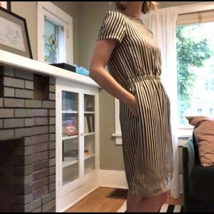 APC Stripes Dress Size Small